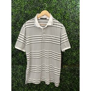 RLX Ralph Lauren Polo Shirt, Gray and white Golf Shirt Men’s Size XL